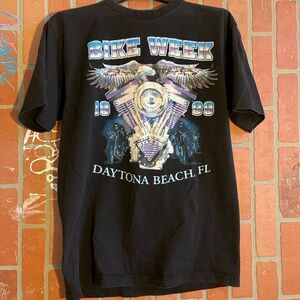 bike week daytona vtg t shirt 1999 Motorcycle large